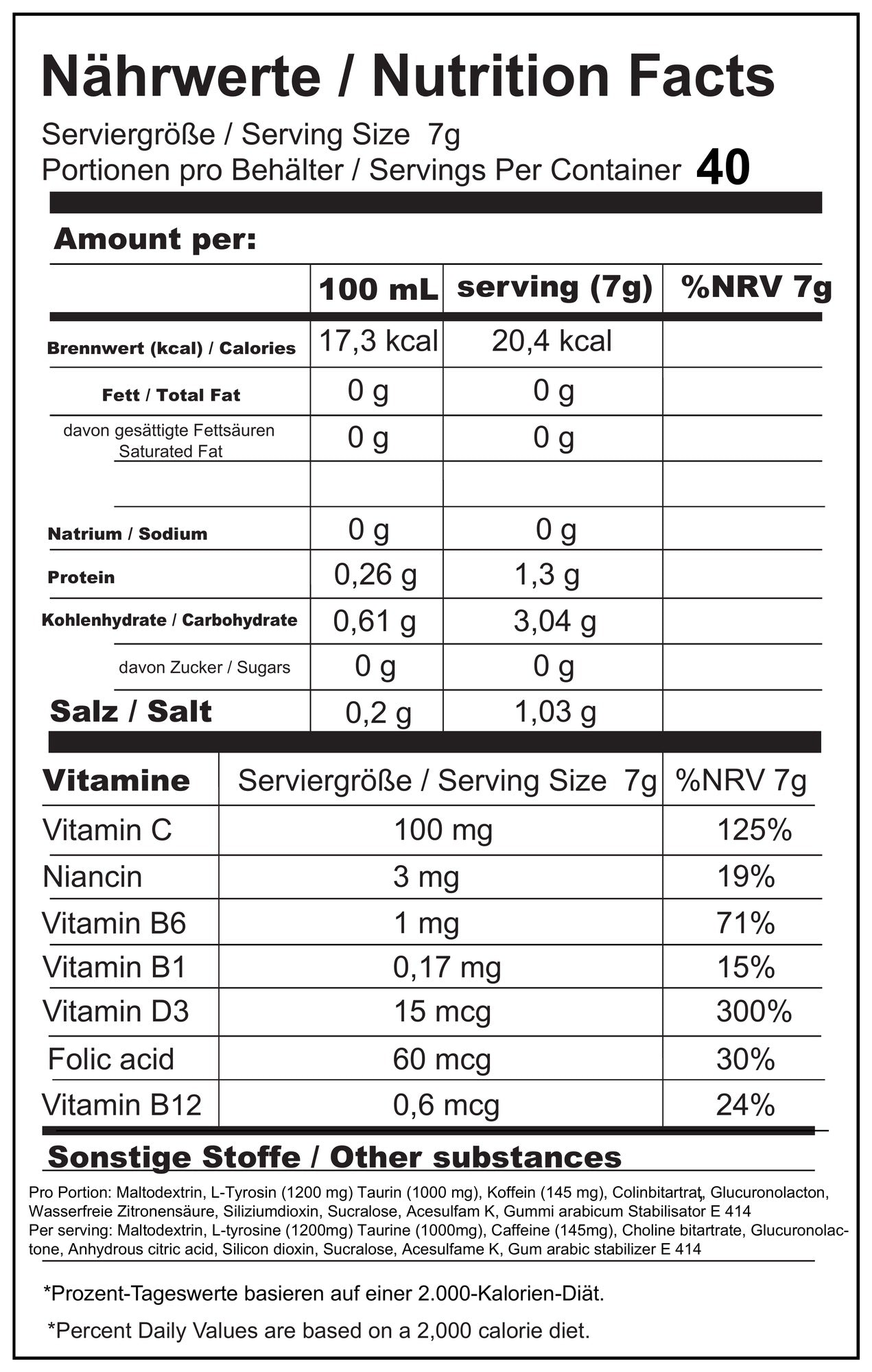 ENERGY BOOSTER MANGO